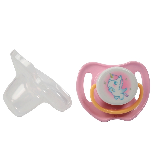 Пустышка Pigeon Единорог, размер L, розовый (26989) - Pampik - 3