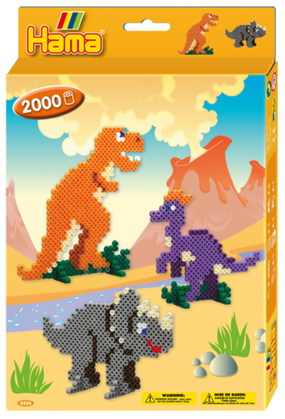 Термомозаика Hama Динозавры (3434) - Pampik