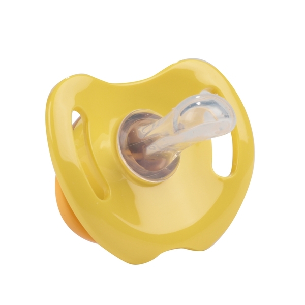 Пустышка Pigeon Медвежонок, размер М, желтый (26982) - Pampik - 2