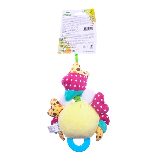 Іграшка-підвіска Baby Team Крабик, вібруюча (8542) - Pampik - 3