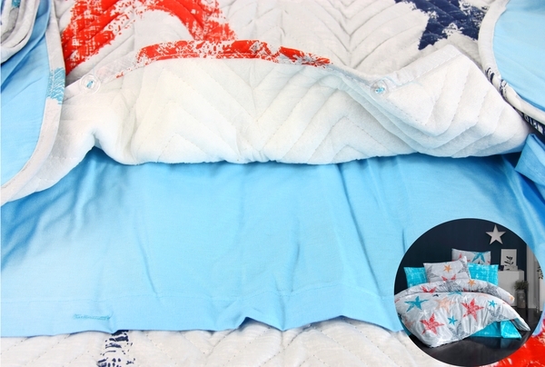 Комплект постельного белья LightHouse Colored Stars, ранфорс, 220х160 см, разноцвет (6090_1.5LH_4s) - Pampik - 4