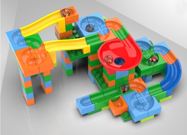 Ігровий набір Maya Toys Конструктор-лабіринт, 128 елементів (8302) - Pampik - 2