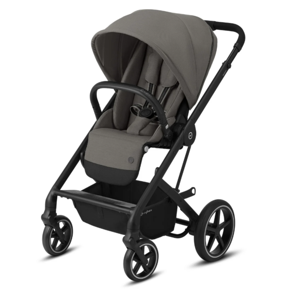 

Прогулочная коляска Cybex Balios S Lux Soho Grey mid grey, с бампером, серый (520001187