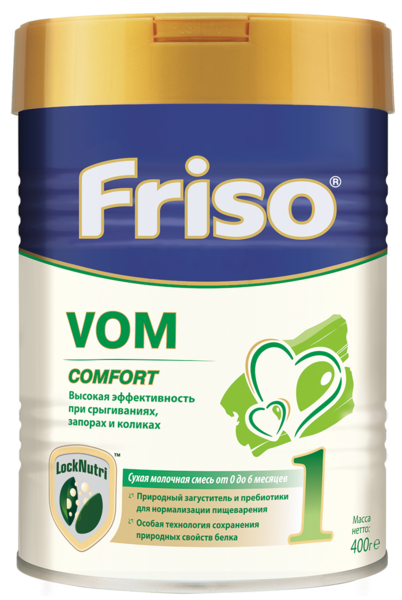 

Сухая молочная смесь Friso Vom Comfort, 400 г