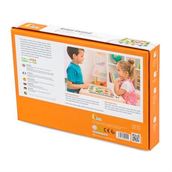 Гра-сортер Viga Toys Карнавал тварин (50450) - Pampik - 4