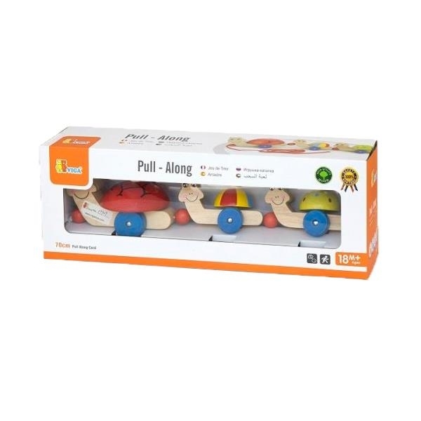 Игрушка-каталка Viga Toys Черепашки (59949) - Pampik - 2