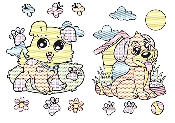 Цуценята. Великі водяні розмальовки - Pampik - 3