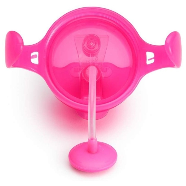 Поильник-непроливайка с трубочкой Munchkin Tip&Sip, 207 мл, розовый (24188.04) - Pampik - 3