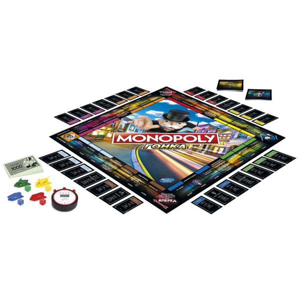 Игра настольная Hasbro Monopoly Гонка (E7033) - Pampik - 2