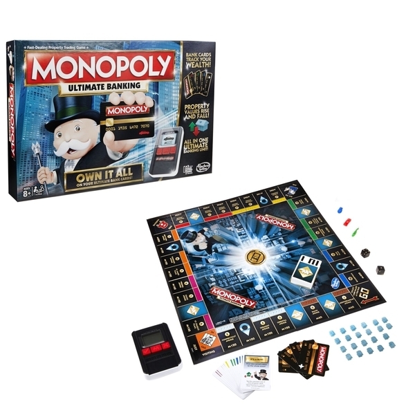 

Настольная игра Hasbro Monopoly с банковскими картами, обновленная (B6677