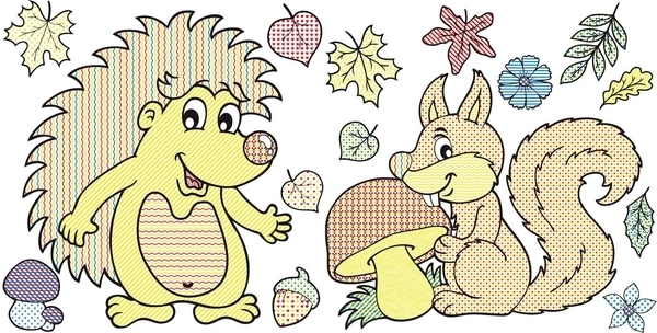 Лісові тварини. Водяні розмальовки - Pampik - 3