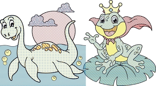 Прадавні тварини. Водяні розмальовки - Pampik - 3