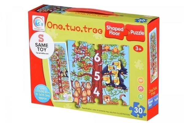 Подарок. Пазл Same Toy Один, два, три, 30 элементов (2215Ut) - Pampik