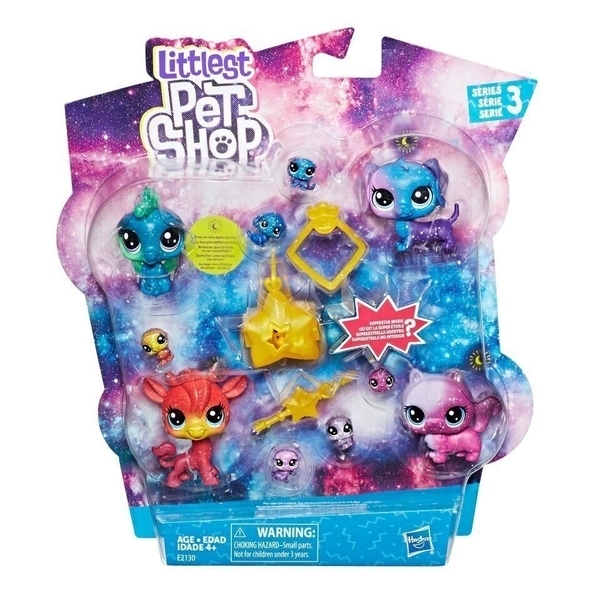 

Игровой набор Hasbro Littlest Pet Shop 12 Счастливых петов (E3034