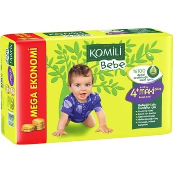 

Подгузники Komili Bebe 4+ Maxi plus (9-20 кг), 36 шт