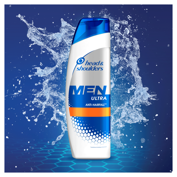 Шампунь-кондиціонер Head & Shoulders Men Ultra Проти випадіння волосся, для чоловіків, 400 мл - Pampik - 2