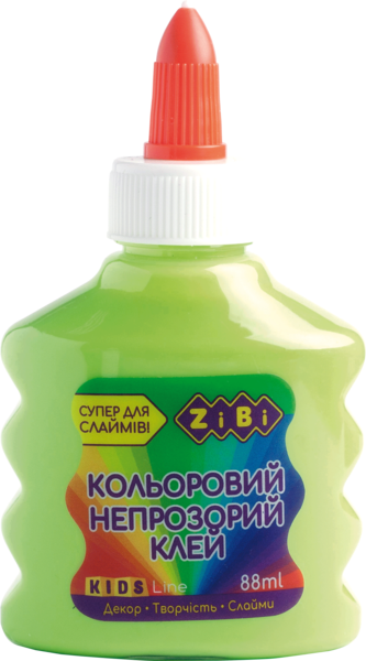 

Клей ZiBi, для слаймов, непрозрачный, салатовый, 88 мл (ZB.6113-15