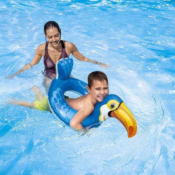 Надувний круг Intex Пелікан 58221, синій (22578) - Pampik - 2