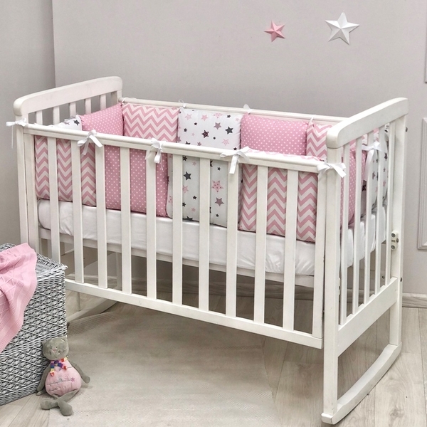 

Постельный комплект Маленькая Соня Baby Design Stars, 120х60 см, розовый (720227