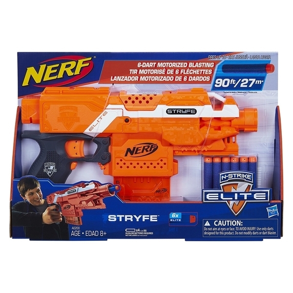 

Бластер Hasbro Nerf Элит Страйф (A0200, Оранжевый