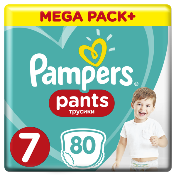 Акція на Подгузники-трусики Pampers Pants 7 (17+ кг), 80 шт. від Pampik