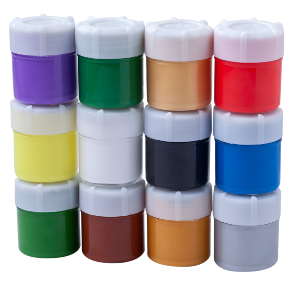 Акриловые краски ZiBi Kids Line, 12 цветов (ZB.6662) - Pampik - 2