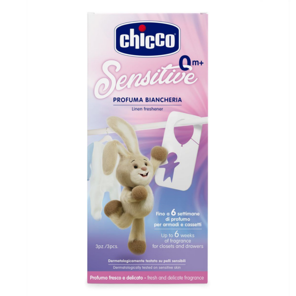 

Ароматизатор для одежды и белья Chicco Sensitive, 3 шт