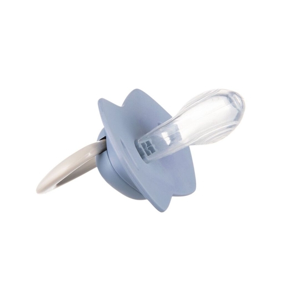 Силіконова симетрична пустушка Canpol Babies Pure Color, синій, 0-6 міс., 2 шт. (22/644_blu) - Pampik - 4