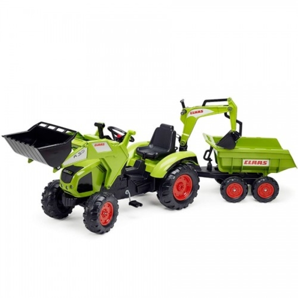 

Трактор Falk Claas Axos 1010W на педалях, зеленый (1010W