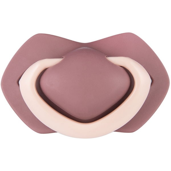 Силіконова симетрична пустушка Canpol Babies Pure Color, рожевий, 0-6 міс., 2 шт. (22/644_pin) - Pampik - 3