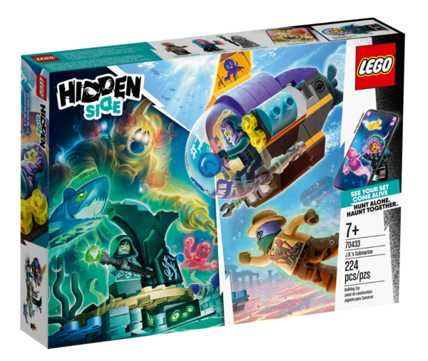 

Конструктор LEGO Hidden Side Подводная лодка Джей-Би, 224 детали (70433