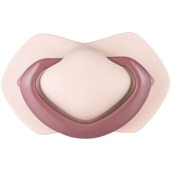 Силіконова симетрична пустушка Canpol Babies Pure Color, рожевий, 0-6 міс., 2 шт. (22/644_pin) - Pampik - 2
