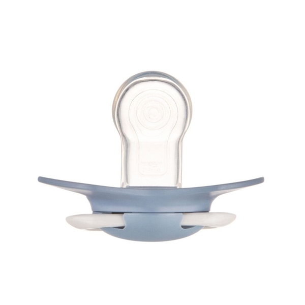 Силіконова симетрична пустушка Canpol Babies Pure Color, синій, 6-18 міс., 2 шт. (22/645_blu) - Pampik - 6