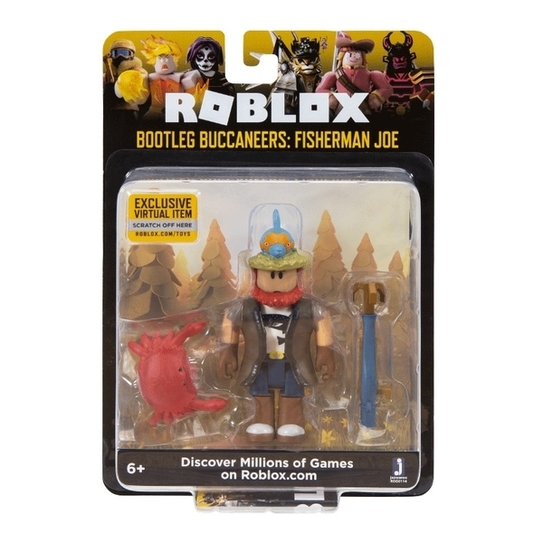 Ігрова колекційна фігурка Roblox Core Figures Bootleg Buccaneers: Fisherman Joe W4 (ROG0114) - Pampik