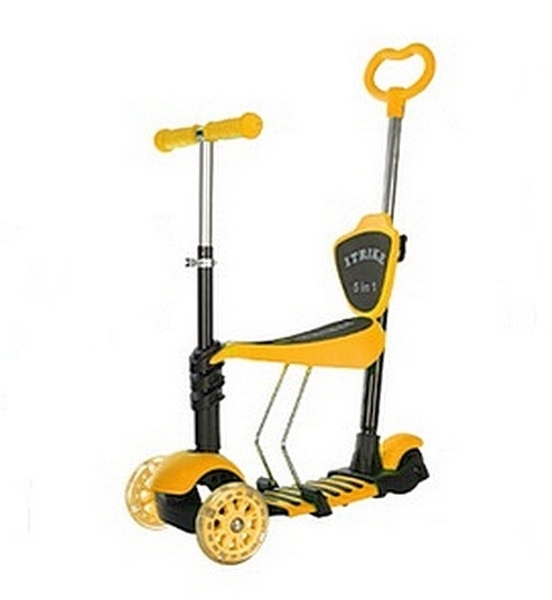 

Самокат 5в1 iTrike Maxi JR 3-026-B-1, желтый (22863