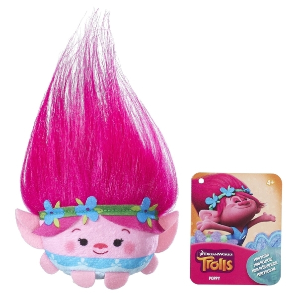 

Мягкая игрушка Hasbro Trolls Розочка Мини, 13 см (B9913