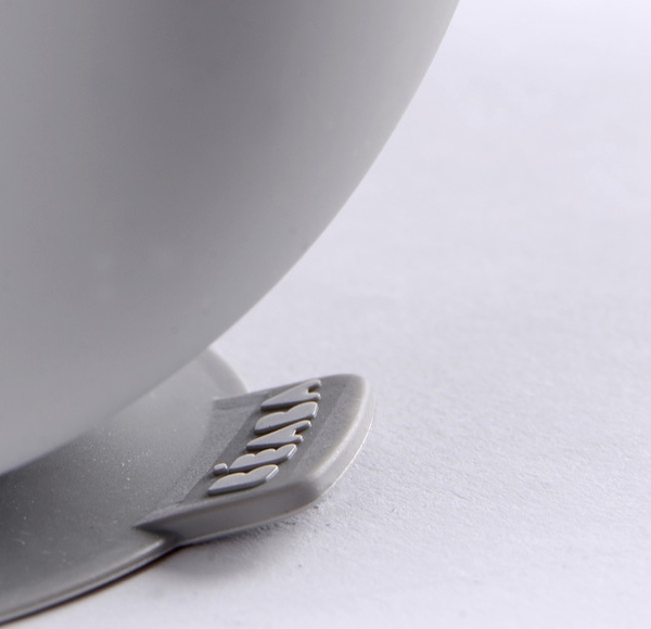 Силіконова миска Beaba Babycook, сірий (913433) - Pampik - 3