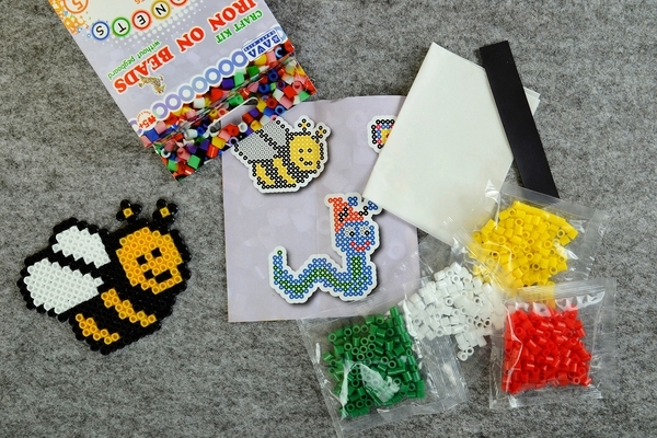 Набір для творчості Умняшка Магніти з термомозаїки без планшета Квіти-комахи (ТМ-012) - Pampik - 2