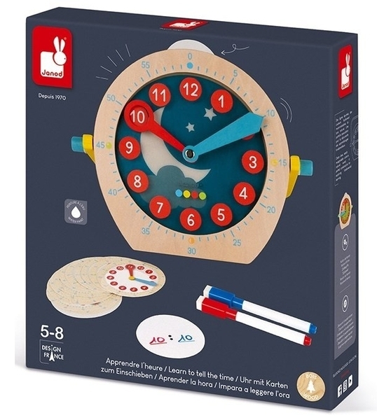 Розвиваюча іграшка Janod Вчимося називати час (J05076) - Pampik - 7