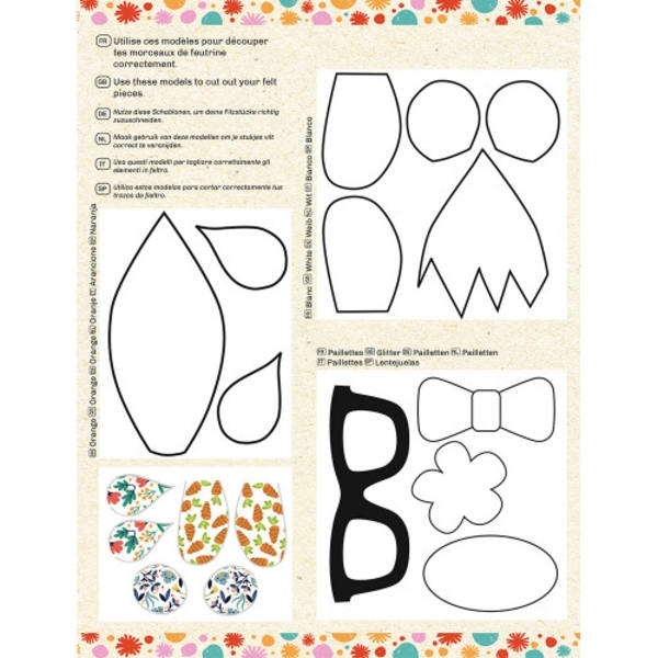 Набір для творчості Janod Тварини з помпонами (J07910) - Pampik - 12