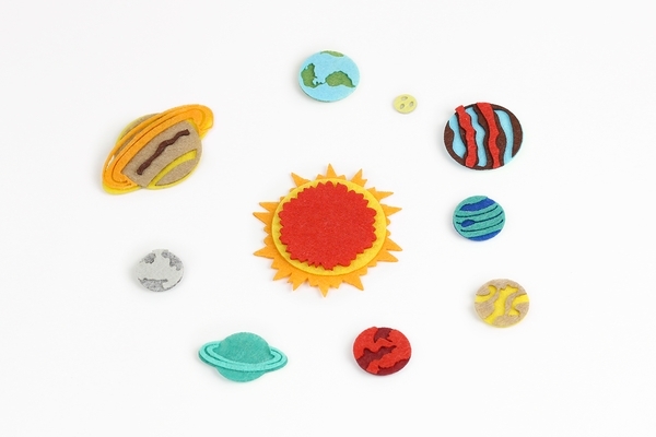 Развивающая игра из фетра Умняшка Космос (ПФ-011) - Pampik - 6