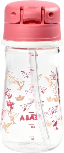Поїльник з трубочкою Beaba Sippy, 350 мл, рожевий (913452) - Pampik - 3
