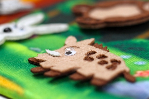 Развивающая игра из фетра Умняшка Лесные жители (ПФ-010) - Pampik - 2