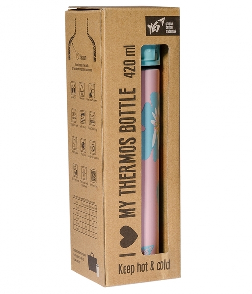 Термоc Yes Allegro, 420 мл, рожевий (707314) - Pampik - 6