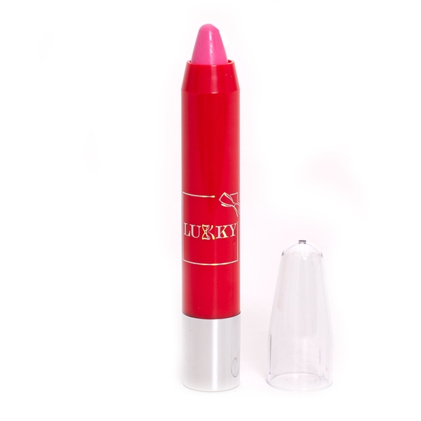Помада-олівець Lukky, висувна, з ароматом полуниці, рожевий (T16766) - Pampik