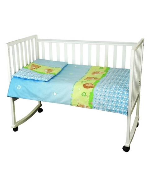 Комплект постельного белья Руно Ежик, бязь, голубой (932.02_(Блакитний) їжачок) - Pampik