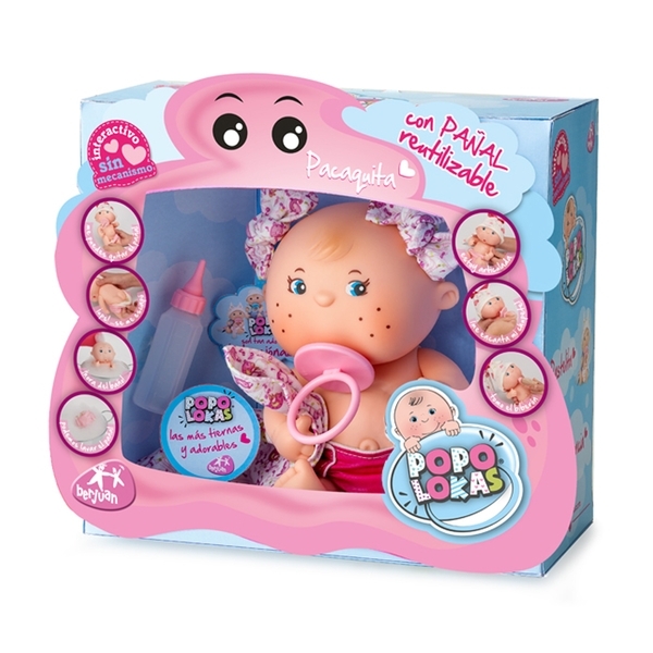 Пупс Berjuan Пополокас Пакаквита, 20 см (BR700) - Pampik - 3