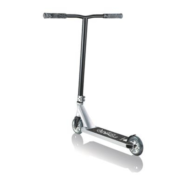 Самокат Globber серії GS900 з пегами, чорний з сірим (626-120) - Pampik - 2