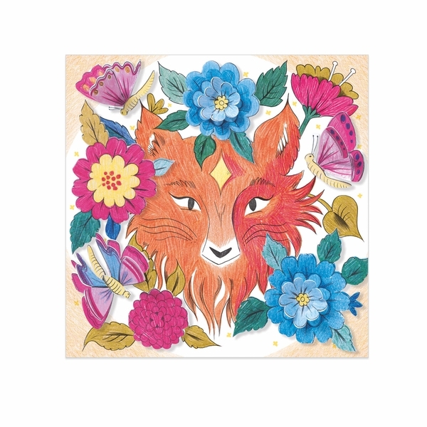 Художній комплект для малювання Djeco Лісові друзі (DJ09657) - Pampik - 2