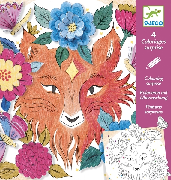 Художній комплект для малювання Djeco Лісові друзі (DJ09657) - Pampik